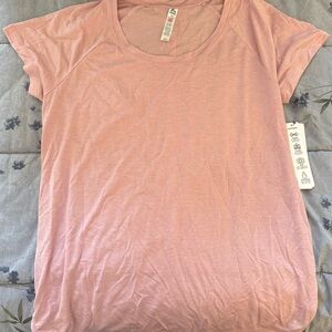 RBX Relaxed Pink Cap Sleeve Tee